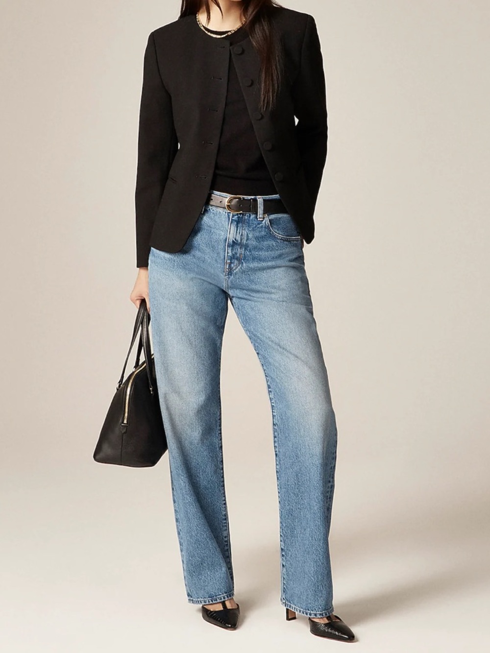 J. Crew Cora Lady Jacket In Four Season Stretch Black Size 6 - Picture 10 of 10